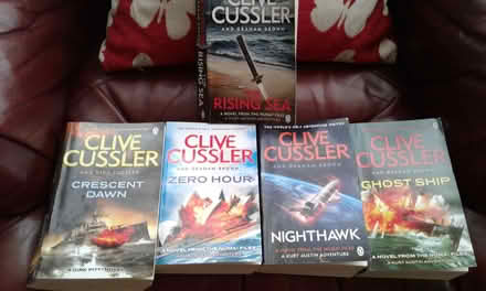 Photo of free 5 Clive Cussler Books (St Blazey Gate PL24) #1