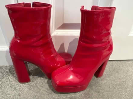 Photo of free Red heeled boots (Bevendean BN2) #1