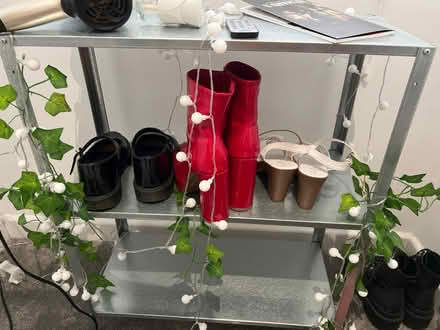 Photo of free Metal IKEA shelving unit (items on the unit not included). (Bevendean BN2) #1