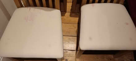 Photo of free 4 wooden dining chairs (West Greenwich SE10) #4