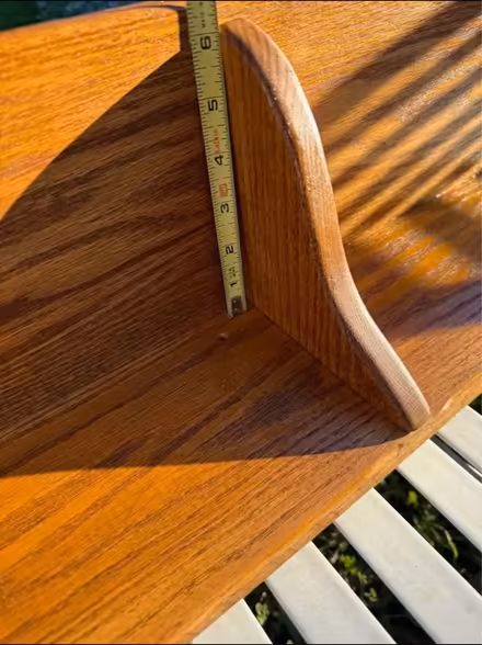 Photo of free Custom braced Wooden Shelf (West San Jose) #3