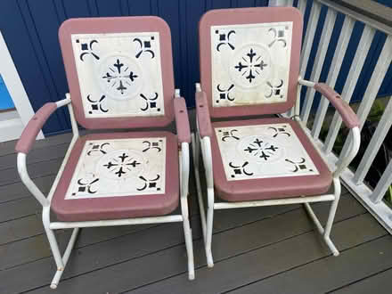 Photo of free Metal porch rockers (North Stamford) #1