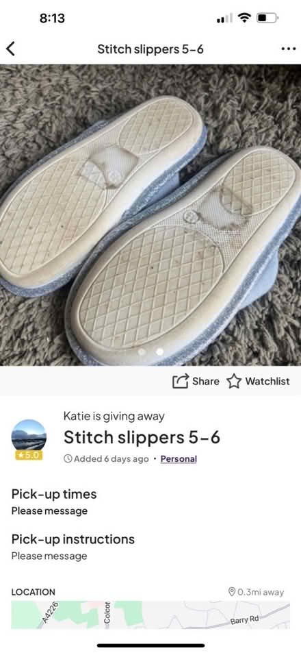 Photo of free Disney stitch slippers (Barry CF62) #2