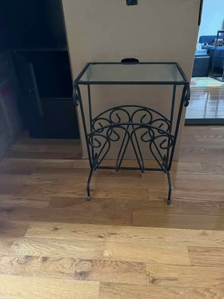 Photo of free Metal and Glass Side Table (Astoria, NY) #1