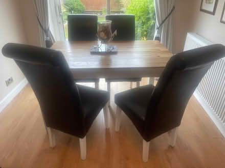 Photo of free Dining Table and Chairs (Tadcaster Ings LS24) #1