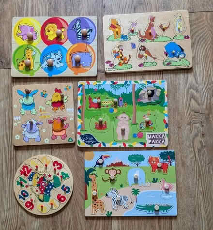 Photo of free 6 Wooden Puzzles (ME9) #1