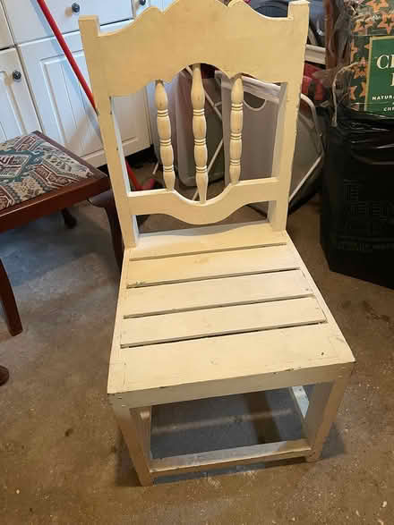 Photo of free One White chair (Cheadle Heath SK3) #3