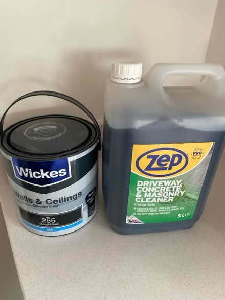 Photo of free Black paint and concrete cleaner (Haddenham, CB6) #1