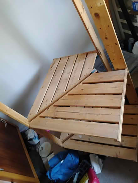 Photo of free Ikea wood shelving (Fremont/Greenwood) #2