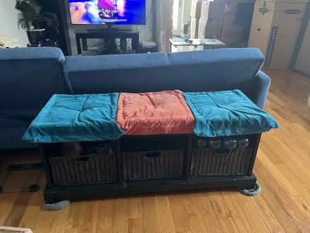 Photo of free Bench with Cushions (Astoria, NY) #1