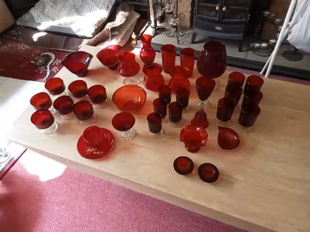 Photo of free Cranberry Style Glassware (Lower Broadheath WR2) #1