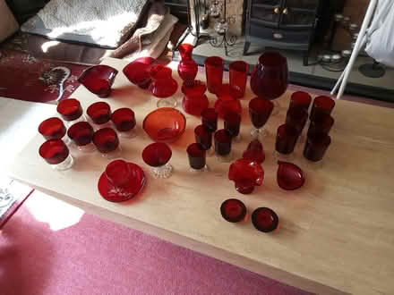 Photo of free Cranberry Style Glassware (Lower Broadheath WR2) #1