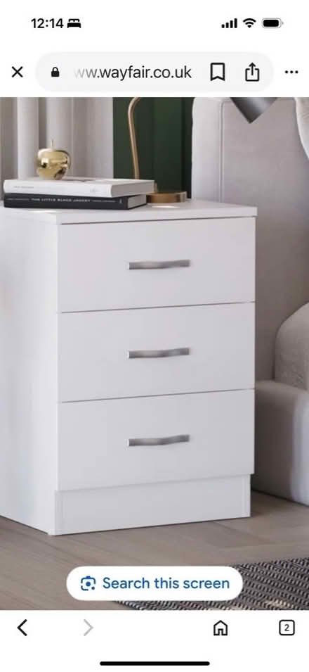 Photo of bedside drawer table (Kensington W8) #1