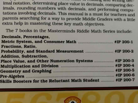 Photo of free Childrens book: Maths (primary age) (Emmbrook RG41) #2