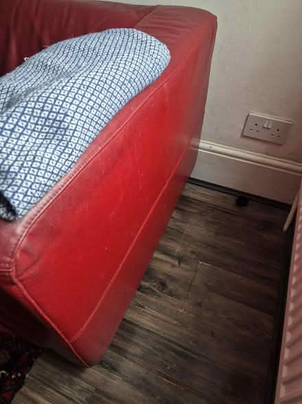 Photo of free Sofa Ikea klippan leather red (NW10) #3