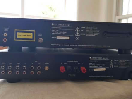 Photo of free Cambridge audio integrated amplifier A1 and CD player (Load Brook S6) #2