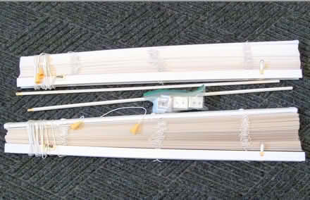 Photo of free 2 Vinyl Venetian Blinds (Boonton) #1