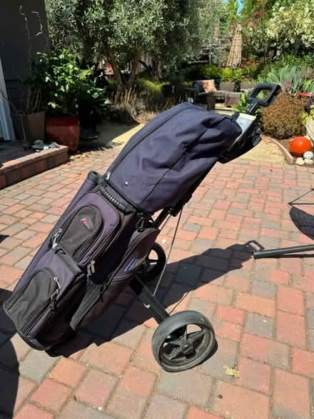 Photo of free Graphite golf clubs w/ cart & cover (Cherry Chase Sunnyvale) #1
