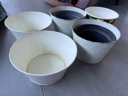 Photo of free Selection of plant pots, metal (SE1) #2