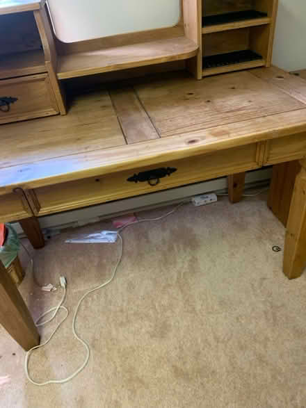 Photo of free Desk, File Cabinet, and Shelf Set (Cottageville, South Brunswick) #4