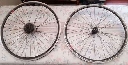 Photo of free bicycle wheel set (Near station, Tonbridge, Kent) #1