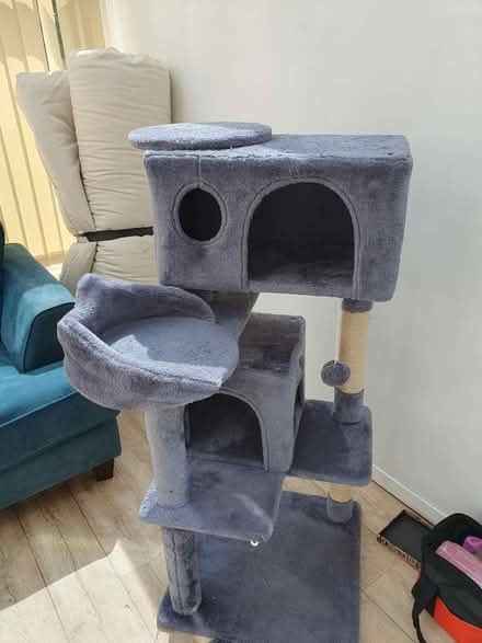 Photo of free Grey Cat tree (Faringdon Sn7) #2