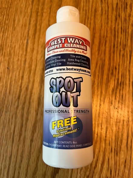 Photo of free 8 oz bottle of carpet stain remover (northeast ann arbor) #1