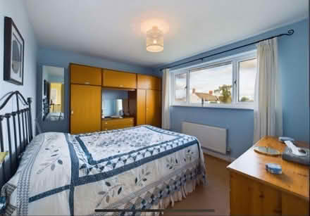 Photo of free Double bed/mattress & wardrobe unit (Somerton) #1