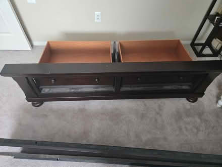 Photo of free Queen bed frame with drawers (Germantown/Mont Village Line) #2