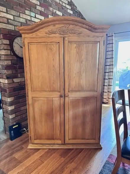 Photo of free Oak Desk Cabinet (NW) #1