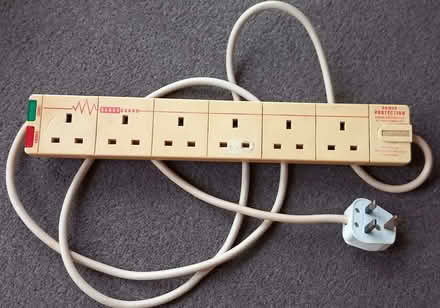 Photo of free Extension Lead - 6 Sockets - Approx 2 Metre Cable (DA8) #1