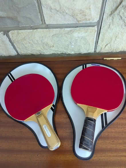 Photo of free 2 table tennis bats with cases (Costessey NR8) #1