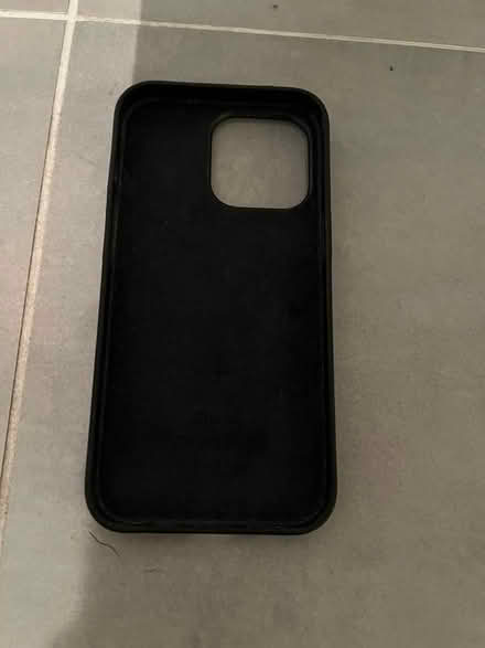 Photo of free Black iPhone 13 case, leather look (SE1) #1