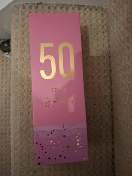 Photo of free 50th birthday glass (Leigh on Mendip, BA3) #2