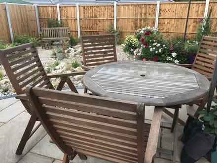 Photo of free Garden table and chairs (Maldon Wick CM9) #1