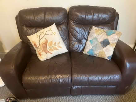 Photo of free 2x leather recliner sofas (St Helens WA10) #2