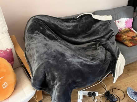 Photo of free Green throw - originally electric/heated but not working (New Catton NR3) #1