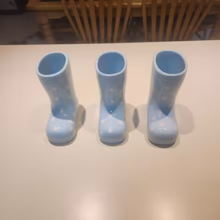 Photo of free Centerpiece Vases Baby Boy Boot (3) (sylvania) #2