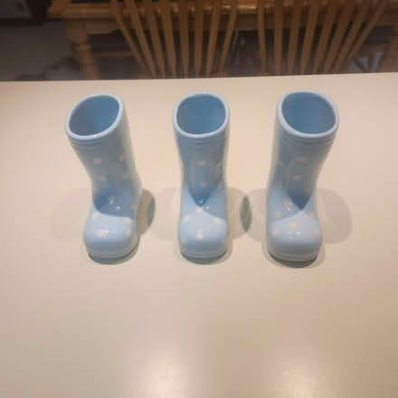 Photo of free Centerpiece Vases Baby Boy Boot (3) (sylvania) #2