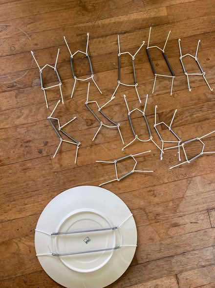 Photo of free Eleven Wire Hangers for Decorative Plates (Ravelston EH4) #1