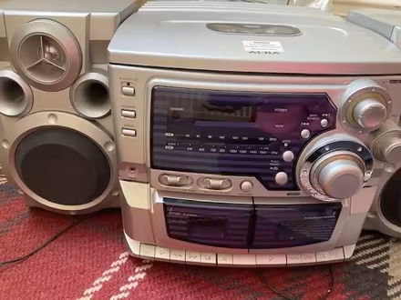 Photo of free Twin cassette, radio and CD player with speakers (Port of Wisbech PE13) #1