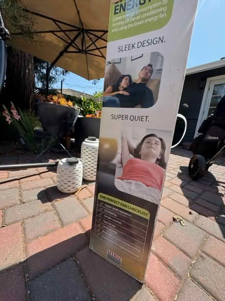 Photo of free Slimline tower fan (Cherry Chase Sunnyvale) #2