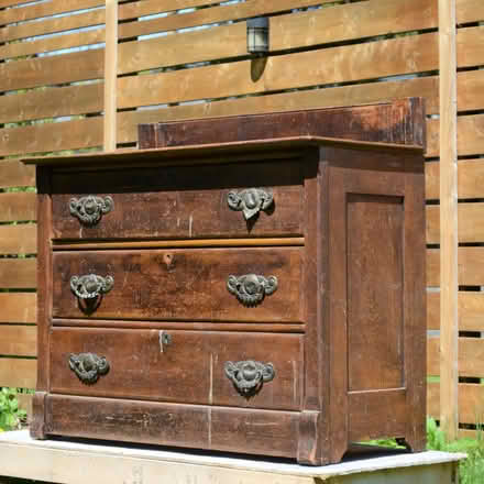 Photo of free Antique Solid Oak Dresser (Mimico-Royal York & Lakeshore) #2