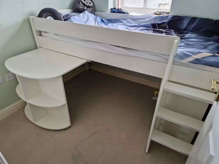 Photo of free Stompa mid riser bed with slide out desk. (Hackthorpe CA10) #1