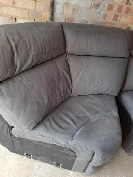 Photo of free Grey 3 piece microfiber corner suit (Wokingham RG40) #2