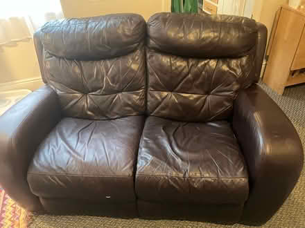 Photo of free 2x leather recliner sofas (St Helens WA10) #1