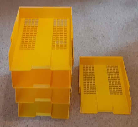 Photo of free Stack of 4 Letter File Trays + one other (Top Amersham HP6) #1