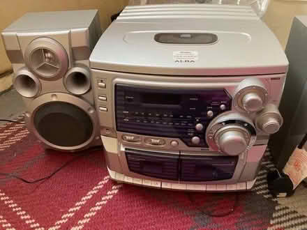 Photo of free Twin cassette, radio and CD player with speakers (Port of Wisbech PE13) #2