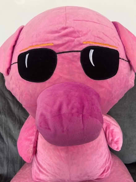 Photo of free Large Pink Pig Plush Toy (DA11) #3