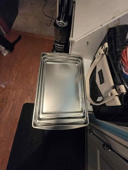 Photo of free Set of three baking sheets (Winchester) #1